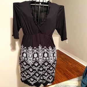 Change Apparel black jersey dress